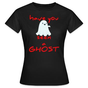 paranormaler grivoise fantôme - T-shirt Femme - noir - Devant - AI Model Female 172 dark (172cm)
