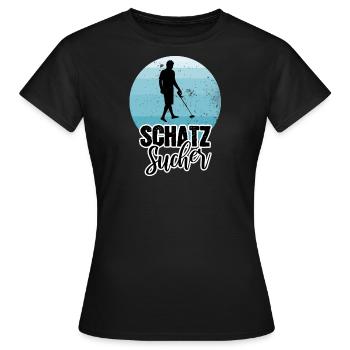 chasseurs de trésor - T-shirt Femme - noir - Devant - AI Model Female 172 dark (172cm)