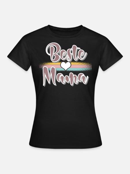Mama - Frauen T-Shirt - Schwarz