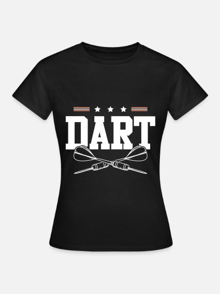 dart darts - Frauen T-Shirt - Schwarz