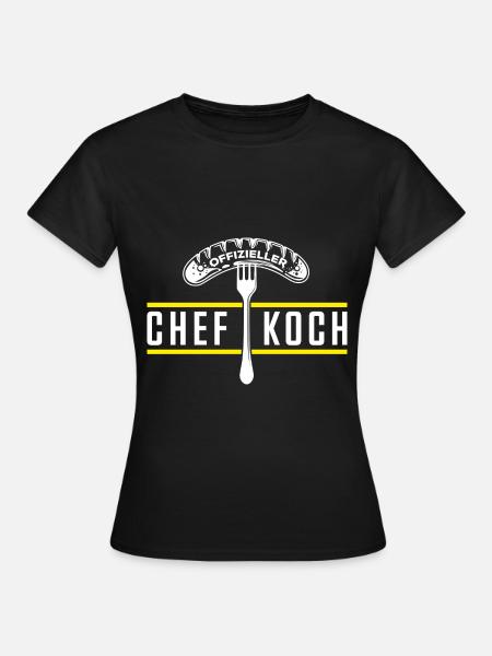 Chefkoch Wurst - Frauen T-Shirt - Schwarz