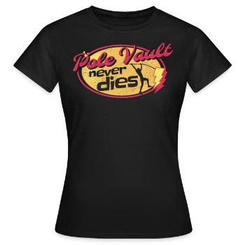 Saut À La Perche Athlète Sportif - T-shirt Femme - noir - Devant - AI Model Female 172 dark (172cm)