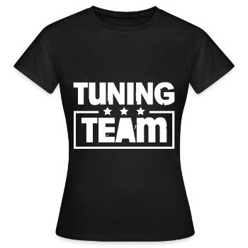 Tuning Team Tuner Coloré - T-shirt Femme - noir - Devant - AI Model Female 172 dark (172cm)