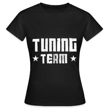 Équipe de tuning - T-shirt Femme - noir - Devant - AI Model Female 172 dark (172cm)