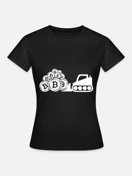 Bitcoin-Gewinn - Frauen T-Shirt - Schwarz