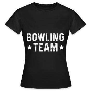 Équipe de bowling - T-shirt Femme - noir - Devant - AI Model Female 172 dark (172cm)