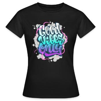 Coole Sprüche - Frauen T-Shirt - Schwarz - Vorne - AI Model Female 172 dark (172cm)