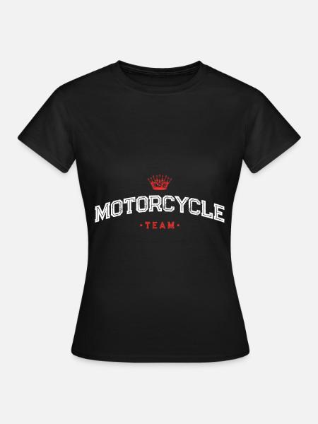 Motorcycle Team - Frauen T-Shirt - Schwarz