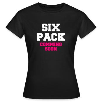 Pack de six - T-shirt Femme - noir - Devant - AI Model Female 172 dark (172cm)