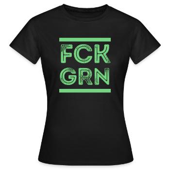 Politique Liberté Le socialisme vert votent - T-shirt Femme - noir - Devant - AI Model Female 172 dark (172cm)