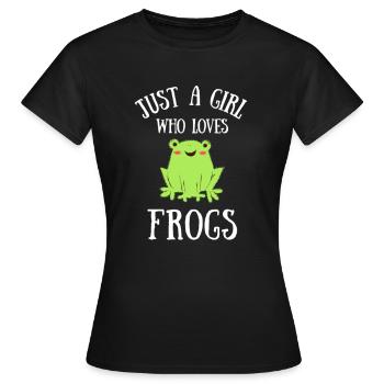 grenouilles grenouilles - T-shirt Femme - noir - Devant - AI Model Female 172 dark (172cm)