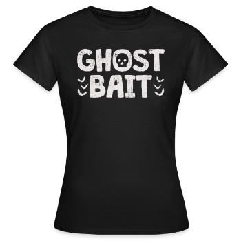 Geisterköder Paranormal Investigator Geisterjagd - Frauen T-Shirt - Schwarz - Vorne - AI Model Female 172 dark (172cm)