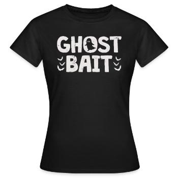 Geisterköder Paranormal Investigator Geisterjagd - Frauen T-Shirt - Schwarz - Vorne - AI Model Female 172 dark (172cm)
