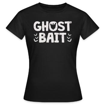 Geisterköder Paranormal Investigator Geisterjagd - Frauen T-Shirt - Schwarz - Vorne - AI Model Female 172 dark (172cm)