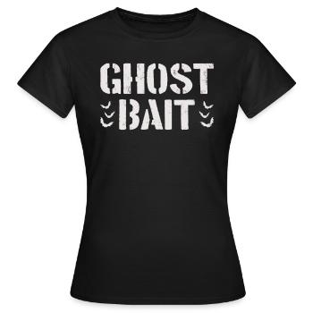 Geisterköder Paranormal Investigator Geisterjagd - Frauen T-Shirt - Schwarz - Vorne - AI Model Female 172 dark (172cm)