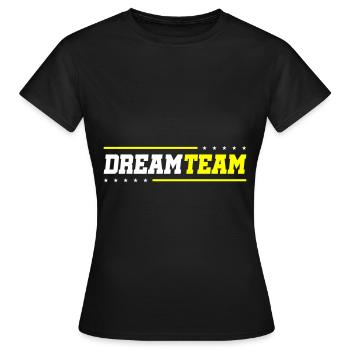 Équipe de rêve - T-shirt Femme - noir - Devant - AI Model Female 172 dark (172cm)