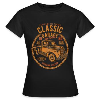 Classic Garage Customized Cars - Women's T-Shirt - black - Front - AI Model Female 172 dark (172cm)