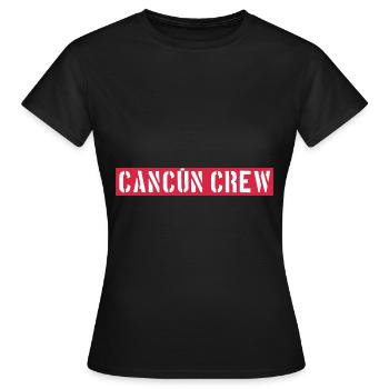 Cancun Crew - Women's T-Shirt - black - Front - AI Model Female 172 dark (172cm)