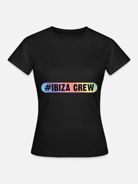 Ibiza Crew - Frauen T-Shirt - Schwarz
