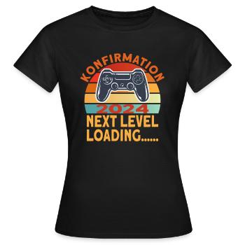 Konfirmation 2024 Konfirmand - Frauen T-Shirt - Schwarz - Vorne - AI Model Female 172 dark (172cm)