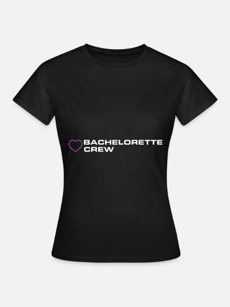 Bachelorette Crew - Frauen T-Shirt - Schwarz