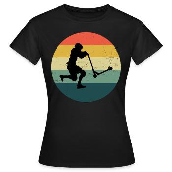 Scooter kick scooter stunt scooter stunt scooter - Women's T-Shirt - black - Front - AI Model Female 172 dark (172cm)