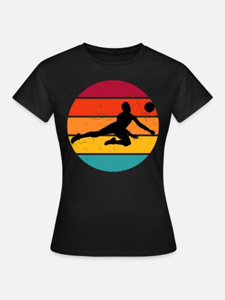 Volley-ball volley-ball masculin volley-ball - T-shirt Femme - noir