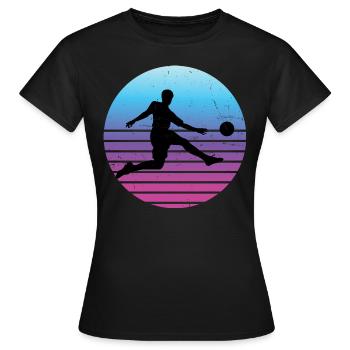 Football Hommes Match de football Football Football Spi - T-shirt Femme - noir - Devant - AI Model Female 172 dark (172cm)
