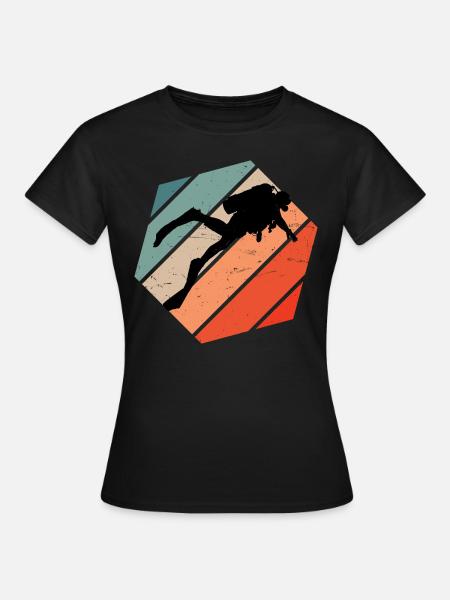 Scuba Diver Scuba Diving Ladies - Women's T-Shirt - black