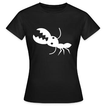 Ameise - Frauen T-Shirt - Schwarz - Vorne - AI Model Female 172 dark (172cm)