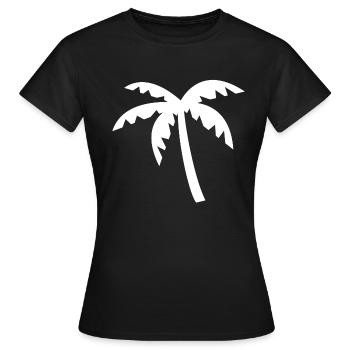 Palmier - T-shirt Femme - noir - Devant - AI Model Female 172 dark (172cm)