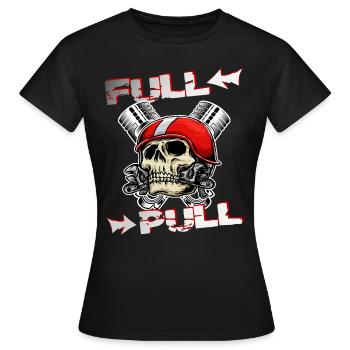 Tractor Pulling - Frauen T-Shirt - Schwarz - Vorne - AI Model Female 172 dark (172cm)