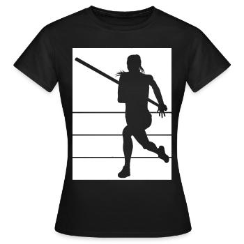 Athlétisme - T-shirt Femme - noir - Devant - AI Model Female 172 dark (172cm)
