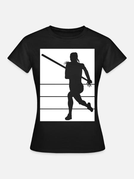 Leichtathletik - Frauen T-Shirt - Schwarz