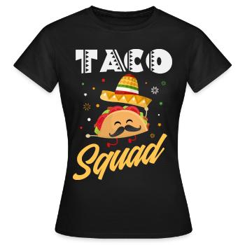 Taco Tacos Apperal - T-shirt Femme - noir - Devant - AI Model Female 172 dark (172cm)