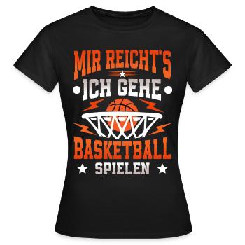 Basketball Basketballer - Frauen T-Shirt - Schwarz - Vorne - AI Model Female 172 dark (172cm)