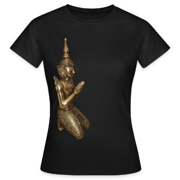 Bouddha, Shiva, Ganesha, Thaïlande - T-shirt Femme - noir - Devant - AI Model Female 172 dark (172cm)