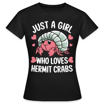 Crabe Crabe Crabe Crabe Crabe Crabe - T-shirt Femme - noir - Devant - AI Model Female 172 dark (172cm)
