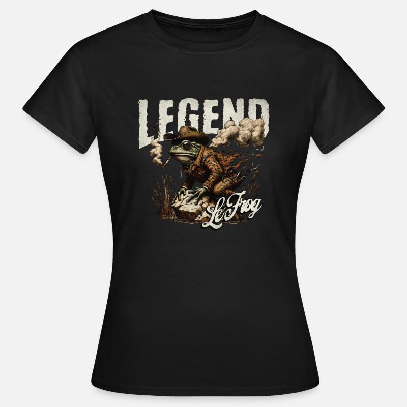 Legend Le Frog - Women's T-Shirt - black