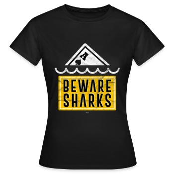 COOL POKERSHIRT ROYAL FLUSH POKER HAI POISON - T-shirt Femme - noir - Devant - AI Model Female 172 dark (172cm)