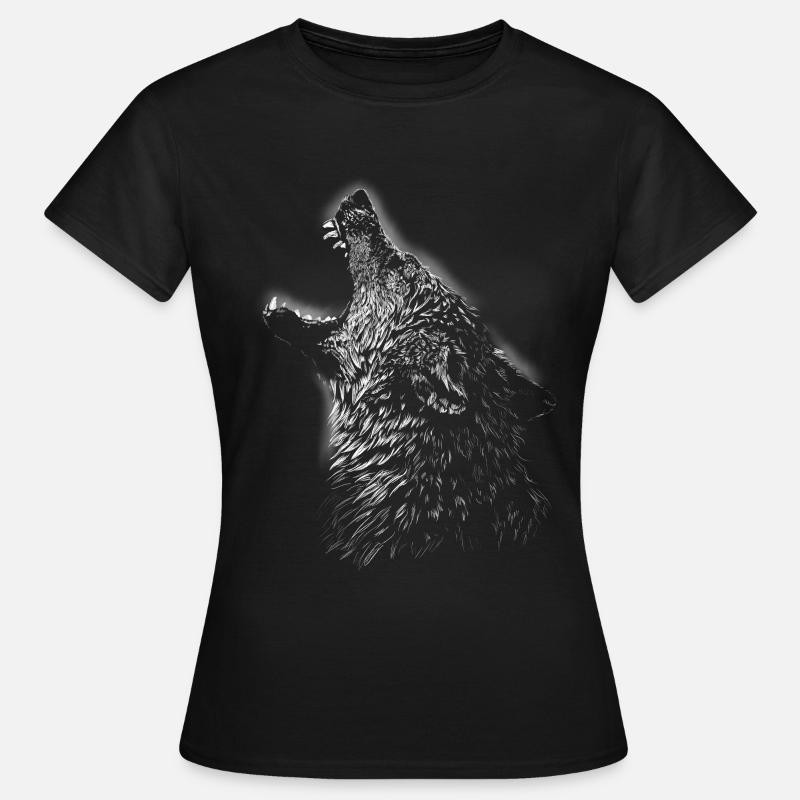 wolf - Women's T-Shirt - black