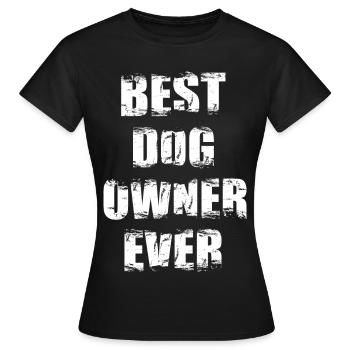 Bester Hundehalter - Frauen T-Shirt - Schwarz - Vorne - AI Model Female 172 dark (172cm)