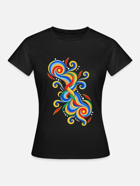 Sangama - Frauen T-Shirt - Schwarz