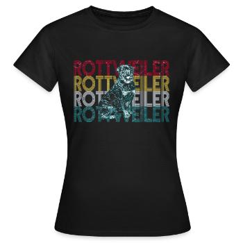 M. Rottweiler - T-shirt Femme - noir - Devant - AI Model Female 172 dark (172cm)