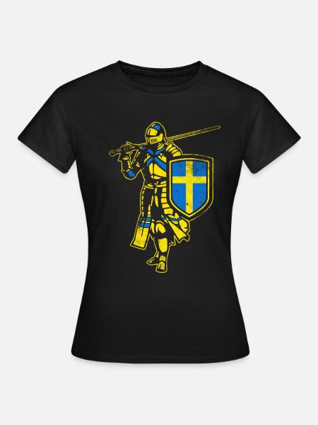 Schwedischer Ritter - Frauen T-Shirt - Schwarz