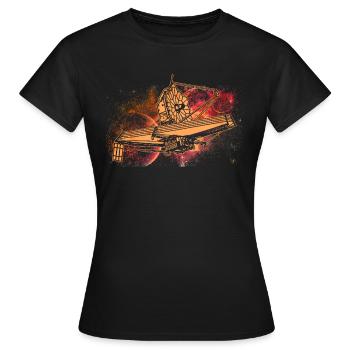 James Webb Télescope spatial - T-shirt Femme - noir - Devant - AI Model Female 172 dark (172cm)