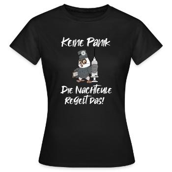 Pflegekraft Anerkenunngs Geschenk - Frauen T-Shirt - Schwarz - Vorne - AI Model Female 172 dark (172cm)