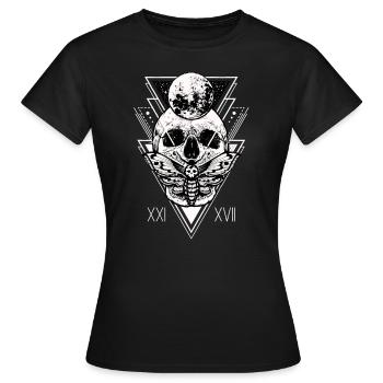 Occult Witchcraft | Sacred Geometry - Women's T-Shirt - black - Front - AI Model Female 172 dark (172cm)