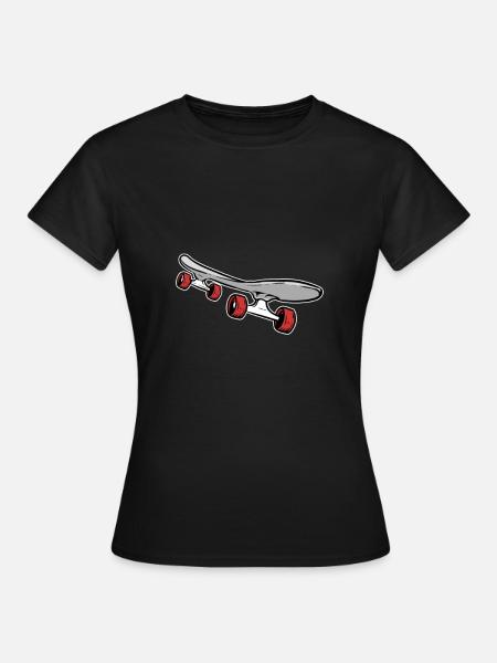 Skateboarding Skateboard - Women's T-Shirt - black