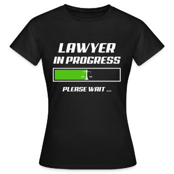 Rechtsanwalt Student - Frauen T-Shirt - Schwarz - Vorne - AI Model Female 172 dark (172cm)